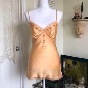 Beautiful silk beaded slip dress ✨